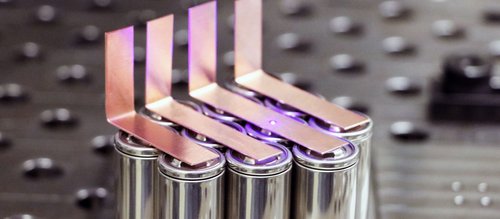 Copper welding battery by Laserline high power diode lasers