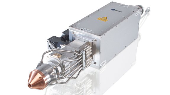 OTS5 optic with ring slit nozzle for laser cladding by Laserline diode lasers