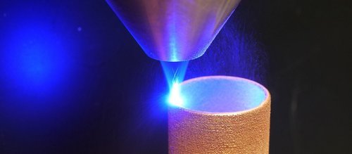 Additive manufacturing on copper with blue diode laser by Laserline diode lasers