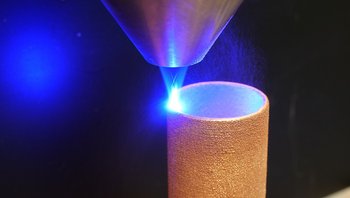 Process of cladding and additive manufacturing on copper with copper powder by Laserline diode lasers