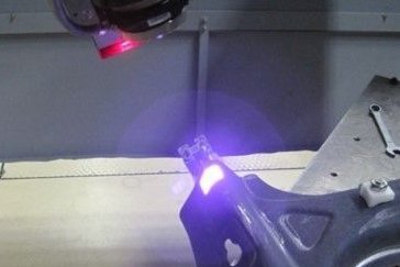 Deep drawing process on a metal plate to shape into the required form by Laserline diode lasers