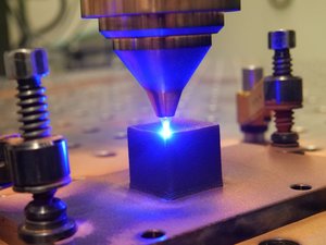 Copper Additive Manufacturing with blue diode laser process at 80% powder efficiency by Laserline diode lasers