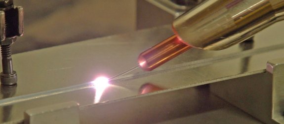 Precision power hot wire laser from Lincoln Electric welding of aluminum trays by Laserline diode lasers