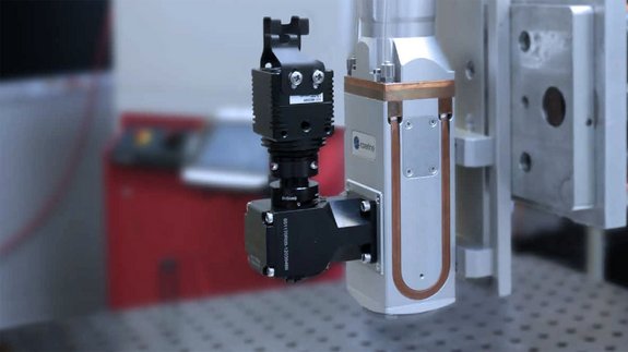 An OTC3 with a robot in the laboratory by Laserline diode lasers