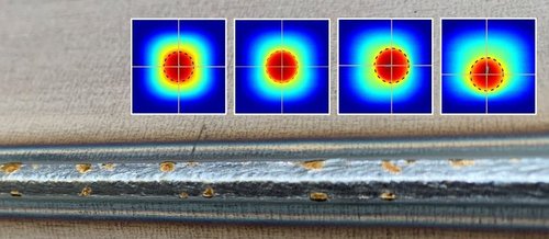 Multi-spot welded metals with gaps and four infrared details by Laserline diode lasers